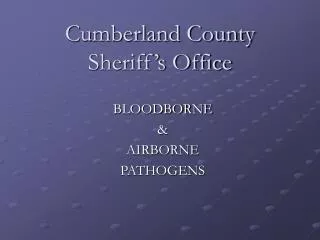 Cumberland County Sheriff’s Office