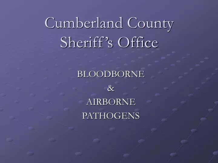cumberland county sheriff s office