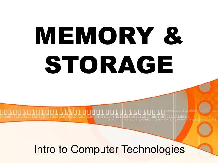memory storage