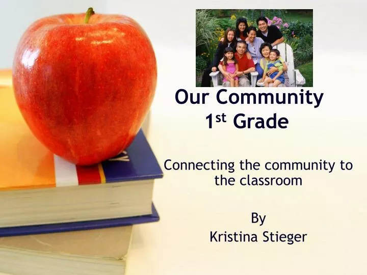 our community 1 st grade
