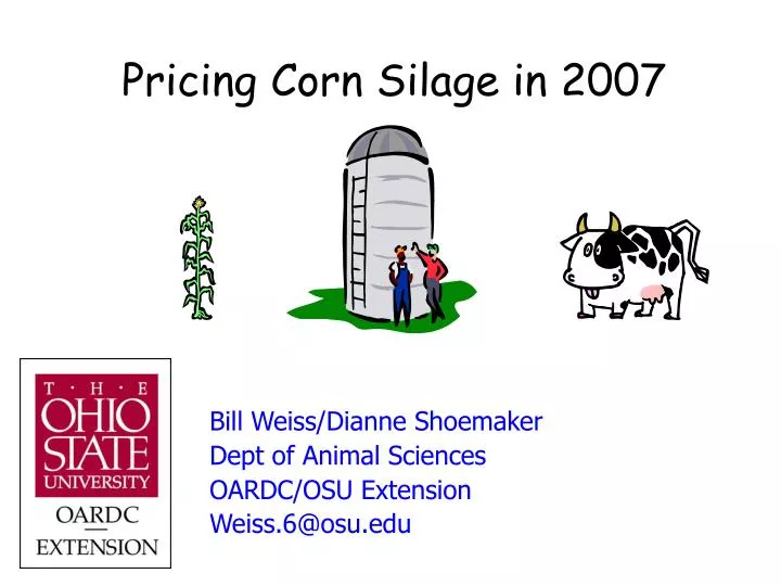 pricing corn silage in 2007