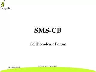 SMS-CB
