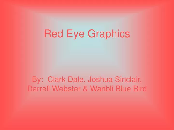 red eye graphics