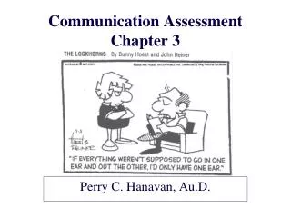 Communication Assessment Chapter 3