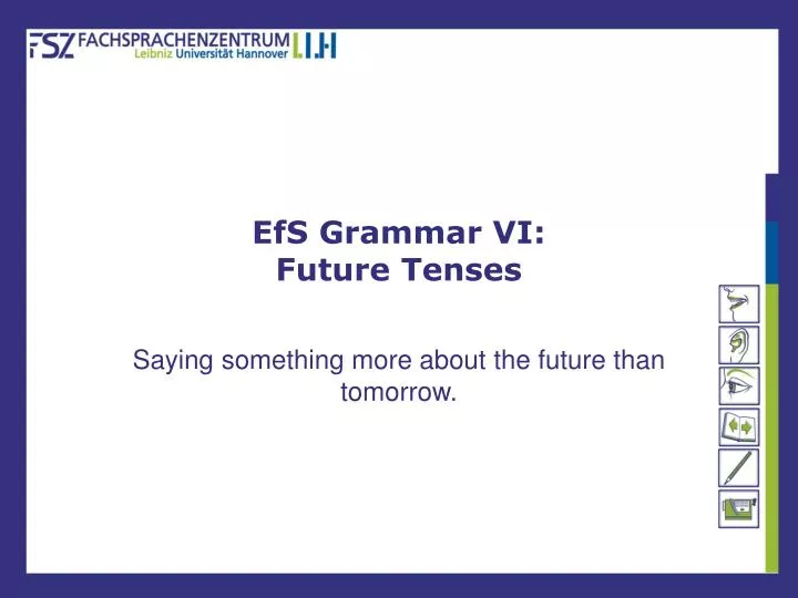 efs grammar vi future tenses