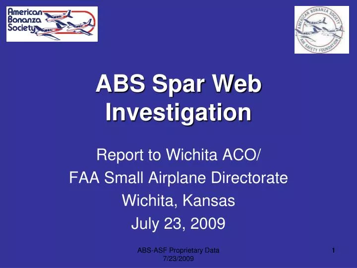 abs spar web investigation