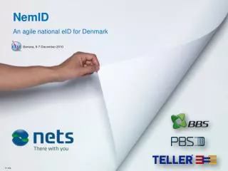 NemID An agile national eID for Denmark