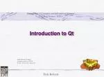 Introduction to Qt - slide 1