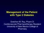 Management of the Patient with Type 2 Diabetes