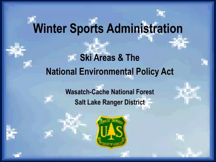 winter sports administration