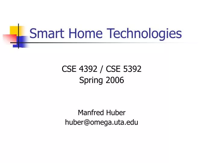 smart home technologies