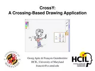 CrossY: A Crossing-Based Drawing Application