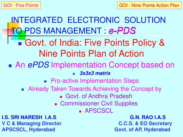 integrated electronic solution to pds management e pds