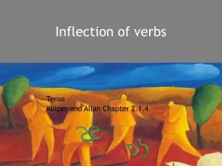 Inflection of verbs