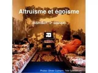 altruisme et go sme ssh5501 2 e s ance