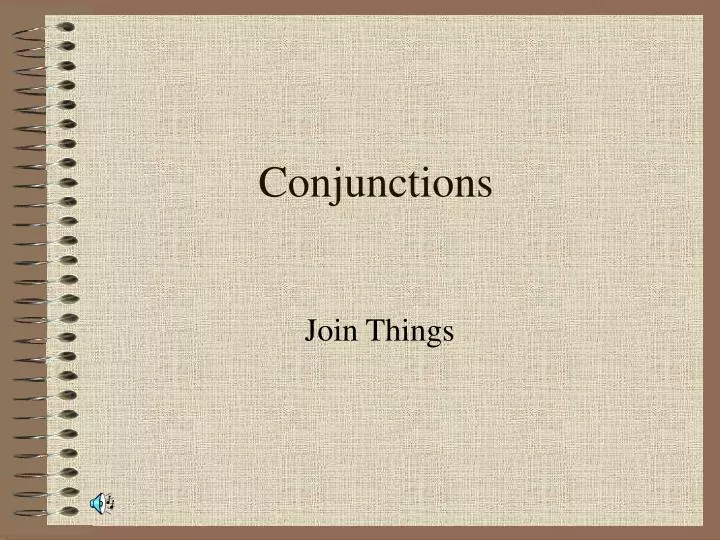 conjunctions