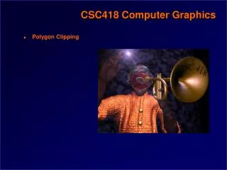 CSC418 Computer Graphics