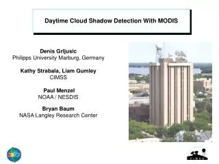 Daytime Cloud Shadow Detection With MODIS