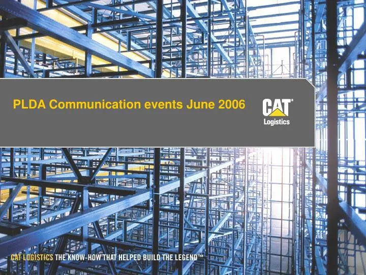 plda communication events june 2006