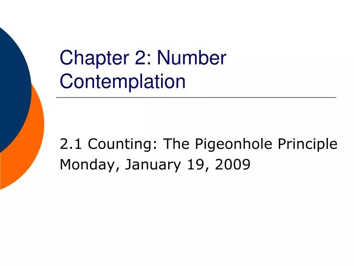 chapter 2 number contemplation