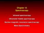Chapter 13 Spectroscopy - slide 1