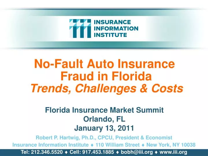 no fault auto insurance fraud in florida trends challenges costs