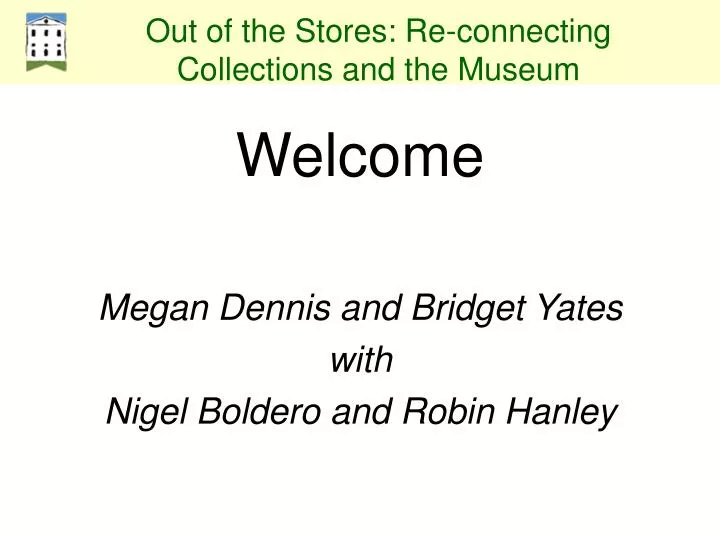 out of the stores re connecting collections and the museum