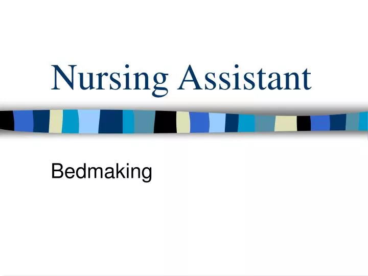 nursing assistant