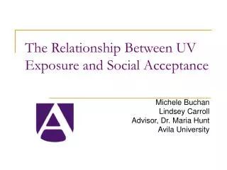 The Relationship Between UV Exposure and Social Acceptance