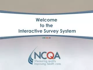 Welcome to the Interactive Survey System