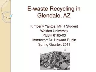 E-waste Recycling in Glendale, AZ