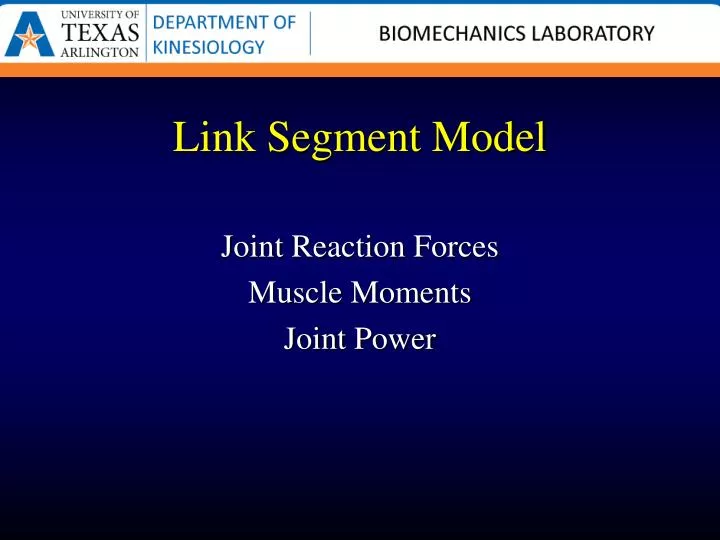 link segment model