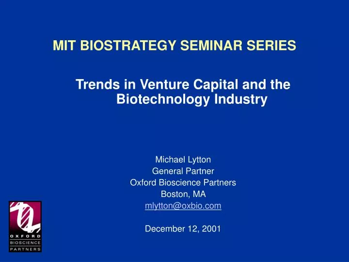 mit biostrategy seminar series