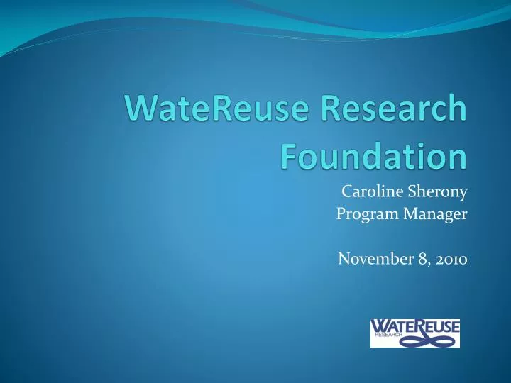 watereuse research foundation