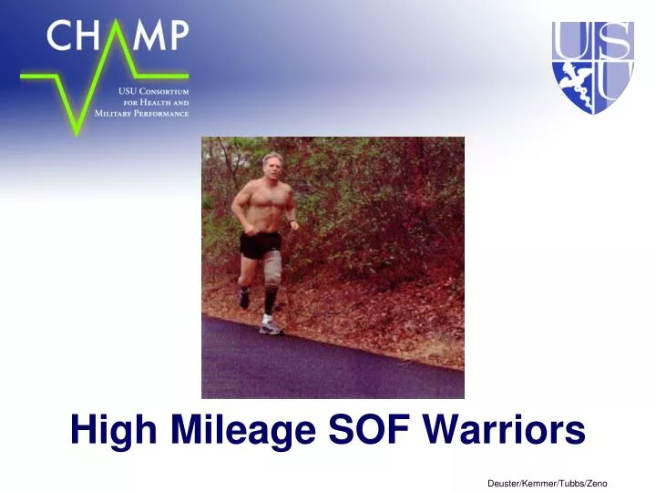 high mileage sof warriors