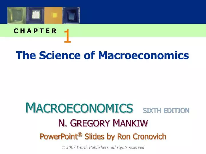 the science of macroeconomics