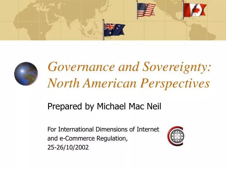 governance and sovereignty north american perspectives