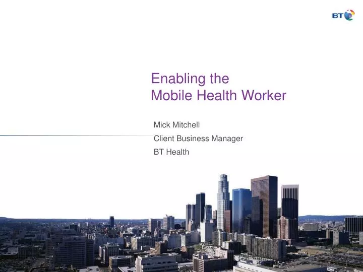 enabling the mobile health worker
