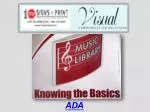 ADA - slide 1