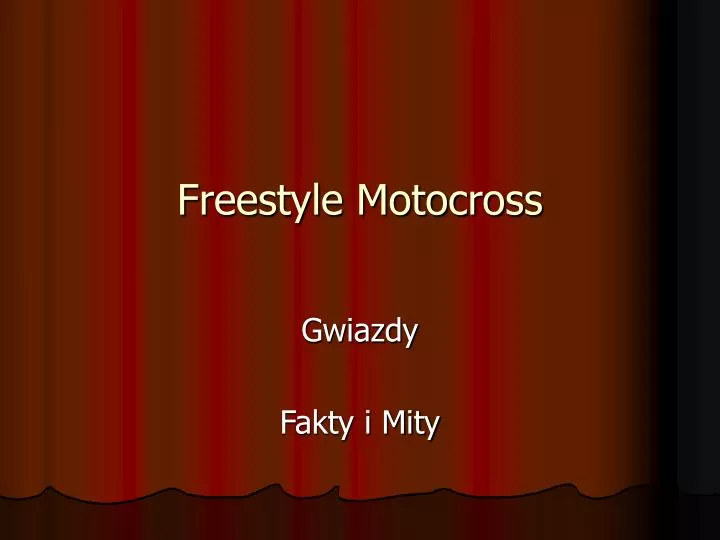 freestyle motocross