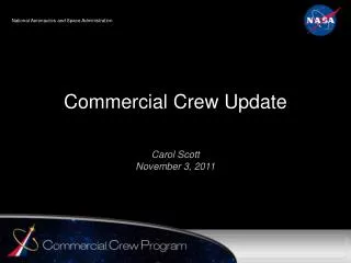 Commercial Crew Update