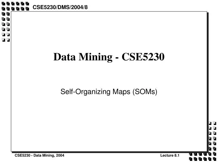 data mining cse5230