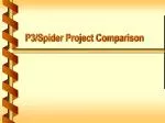 P3/Spider Project Comparison - slide 1