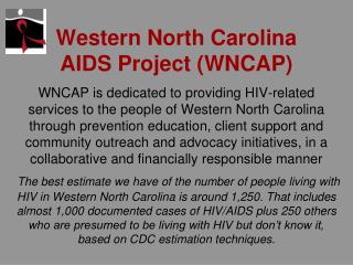 Western North Carolina AIDS Project (WNCAP)