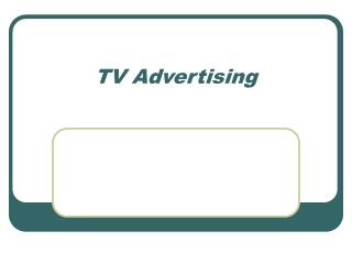 TV Advertising