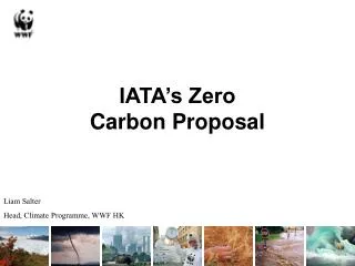 IATA’s Zero Carbon Proposal