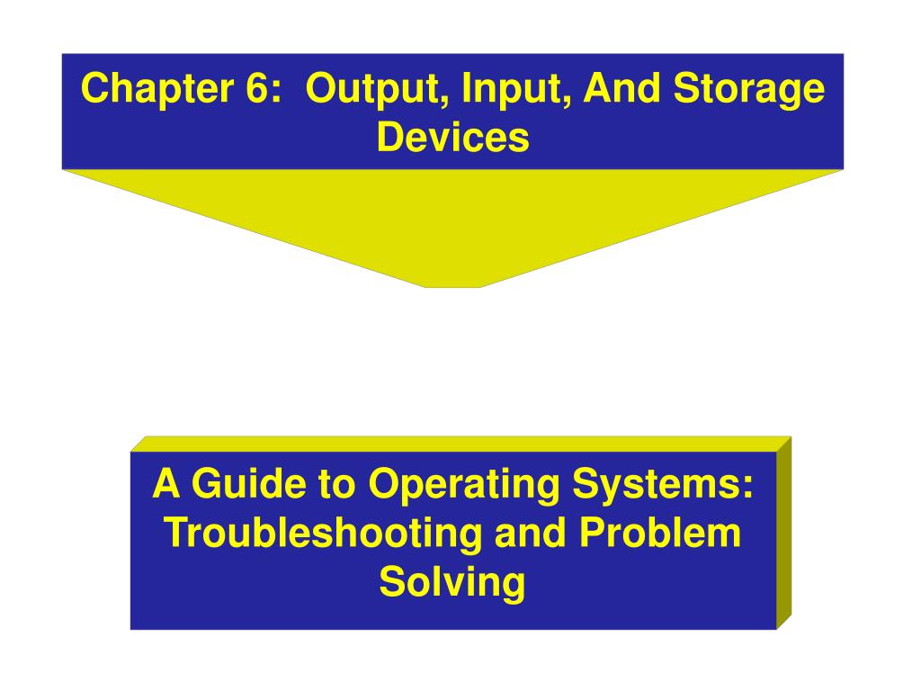 PPT - Chapter 6: Output, Input, And Storage Devices PowerPoint ...