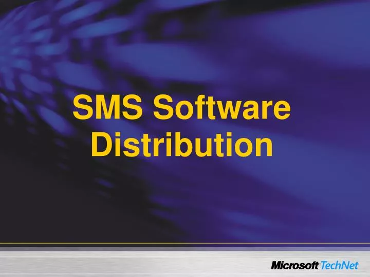 sms software distribution