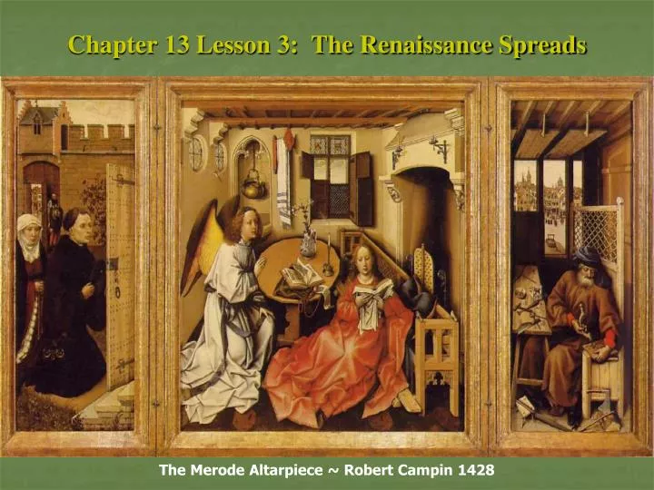 chapter 13 lesson 3 the renaissance spreads