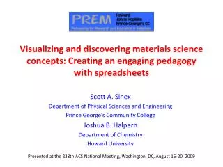 Visualizing and discovering materials science concepts: Creating an engaging pedagogy with spreadsheets
